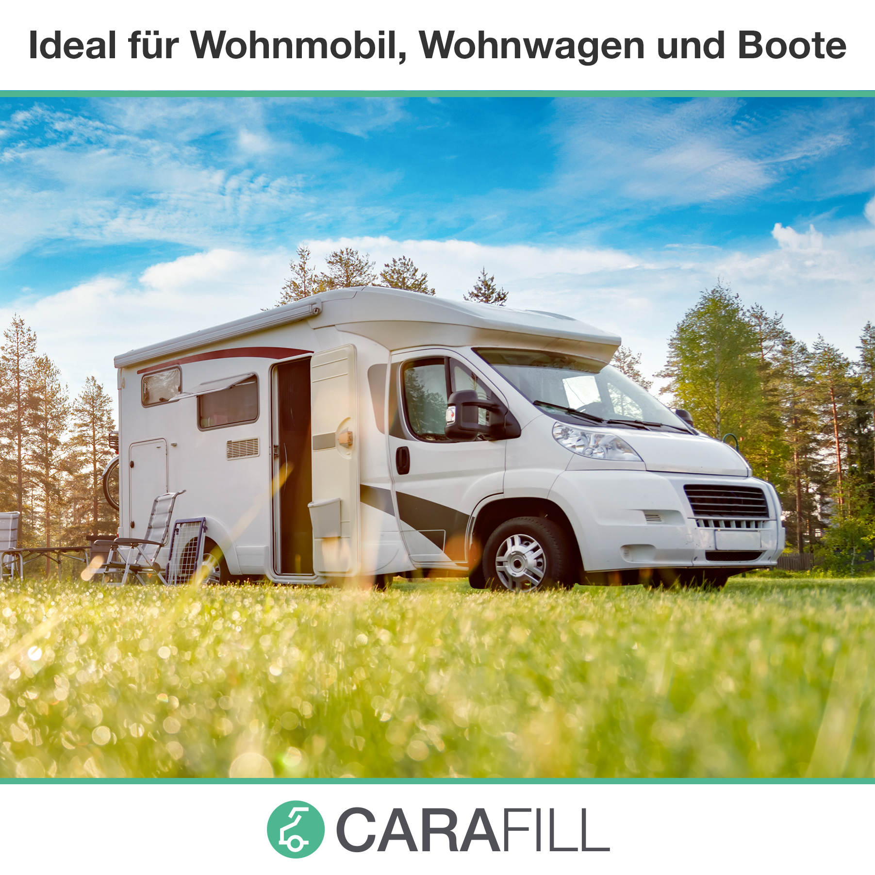 CARAFILL Befüllfilter "TURN" 19011, für Wohnmobil, Caravan, Wohnwagen und Boot