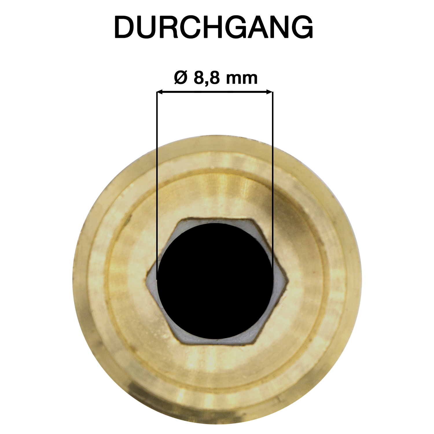 VARIOSAN 3-Wege Wasserverteiler 16591, 3/4", Messing, 3 Kugelhähne