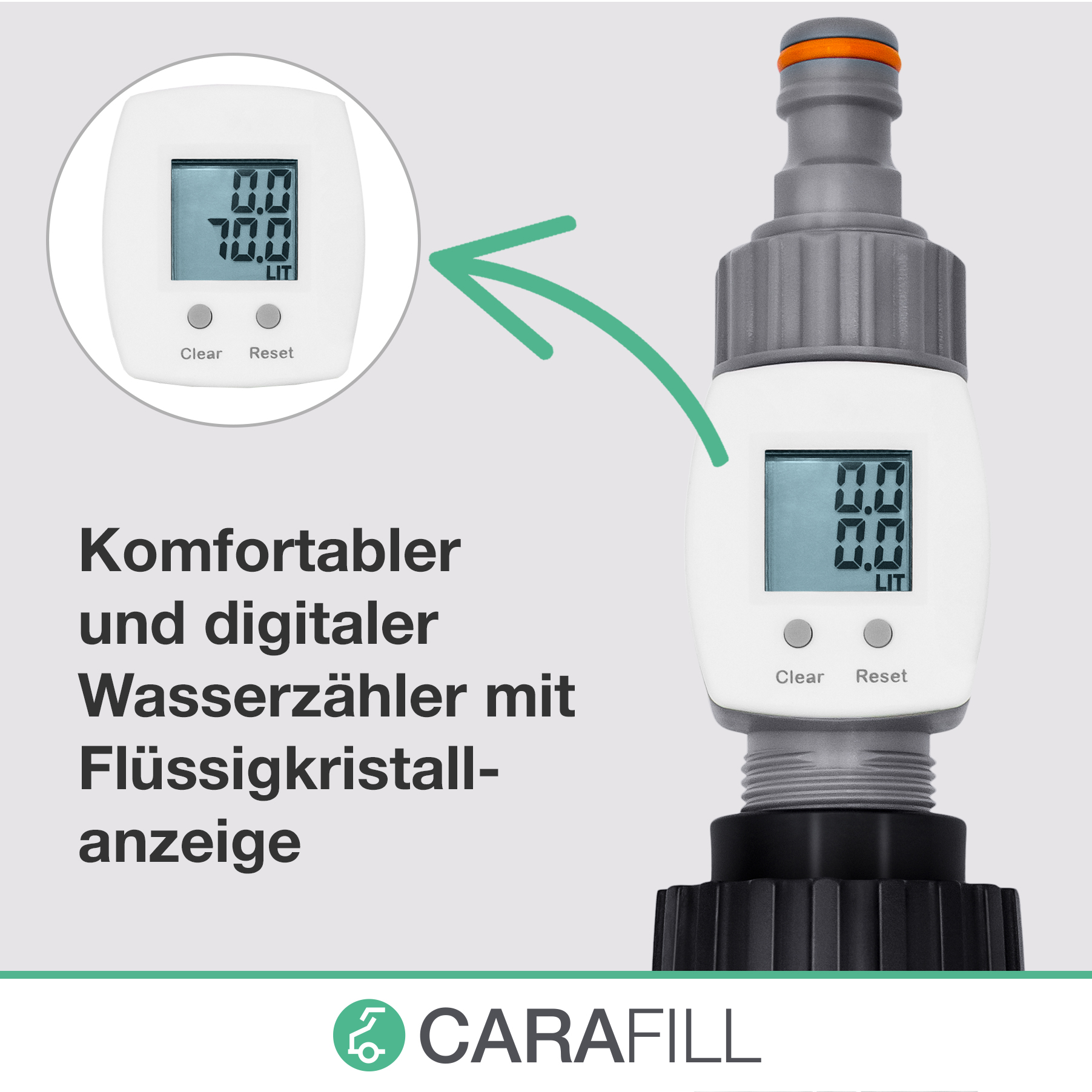 CARAFILL Befüllfilter Koffer "COMPACT" 19035, für Wohnmobil, Caravan, Wohnwagen und Boot